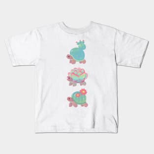 Cactus tortoise Kids T-Shirt